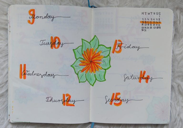 [BuJo] July set-up - Bookish Blades